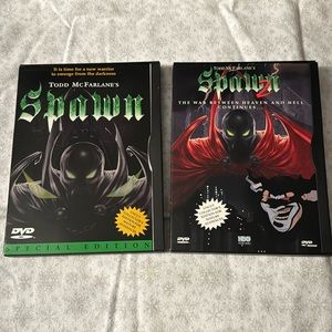 Spawn 1 & 2 animated films. Todd McFarlane presents SPAWN! Two DVD’s 📀 Used/new